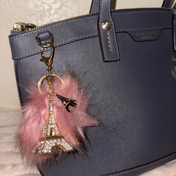 Henri Bendel Charcoal Satchel Bag - Picture 2 of 13